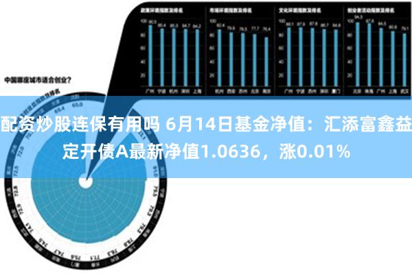 配资炒股连保有用吗 6月14日基金净值：汇添富鑫益定开债A最新净值1.0636，涨0.01%