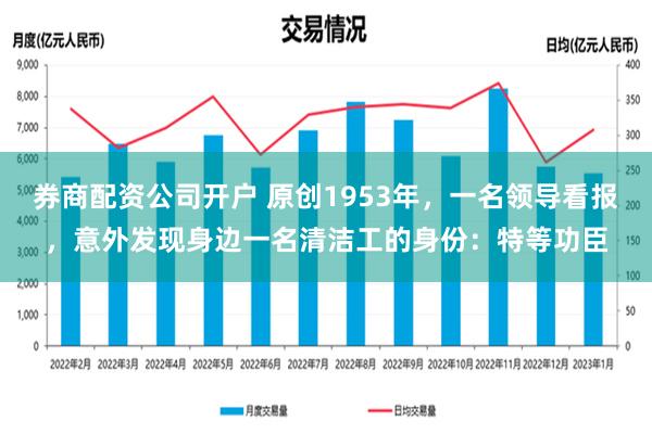 券商配资公司开户 原创1953年，一名领导看报，意外发现身边一名清洁工的身份：特等功臣