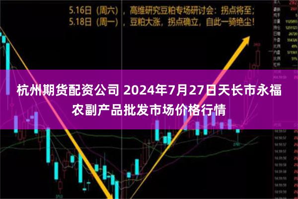 杭州期货配资公司 2024年7月27日天长市永福农副产品批发市场价格行情