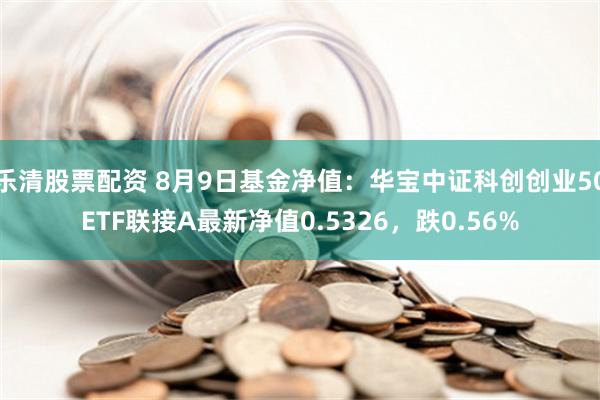 乐清股票配资 8月9日基金净值：华宝中证科创创业50ETF联接A最新净值0.5326，跌0.56%