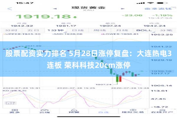 股票配资实力排名 5月28日涨停复盘：大连热电3连板 荣科科技20cm涨停