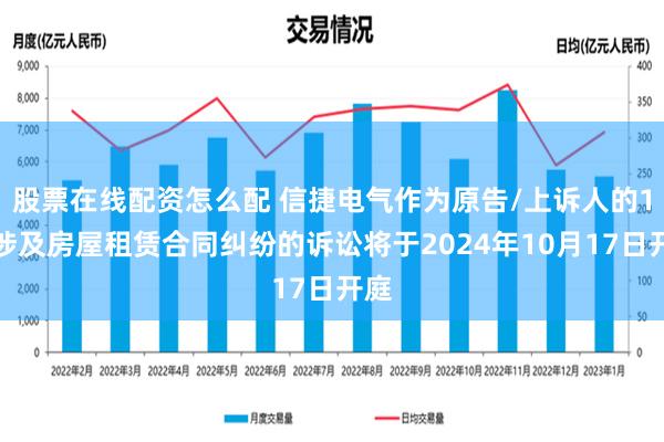 股票在线配资怎么配 信捷电气作为原告/上诉人的1起涉及房屋租赁合同纠纷的诉讼将于2024年10月17日开庭