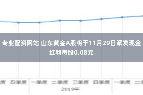 专业配资网站 山东黄金A股将于11月29日派发现金红利每股0.08元