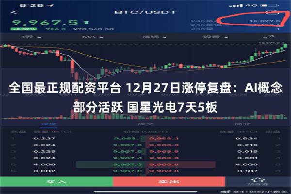 全国最正规配资平台 12月27日涨停复盘：AI概念部分活跃 国星光电7天5板